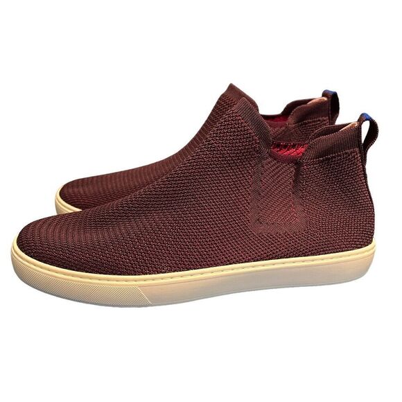 ROTHY’S The Chelsea Berry Lattice Knit High Top Sneaker Ankle Boots Shoes 13‎ - Picture 5 of 10